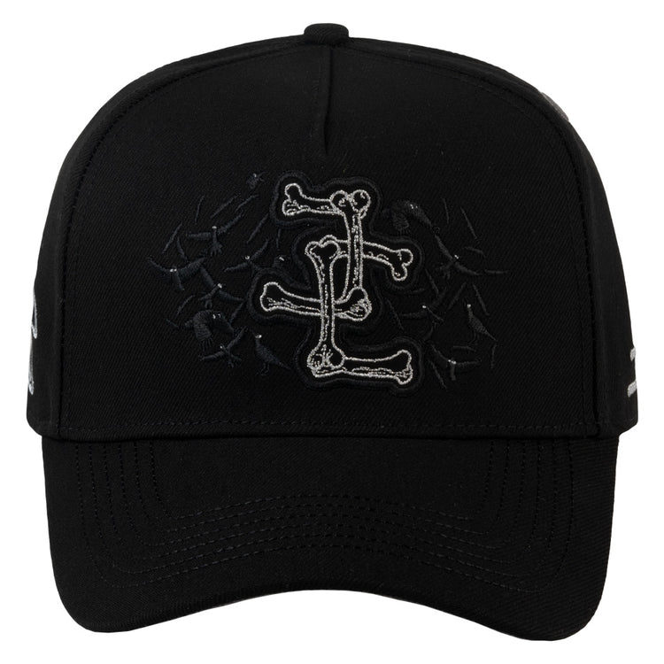 GORRA JC HATS- BONES NEGRA