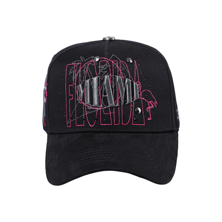 GORRA JC HATS- MIAMI NEGRO