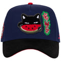 GORRA JC HATS- WATERMELON CAT BLUE