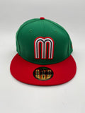 New Era Mx Verde Vicera Roja Negra
