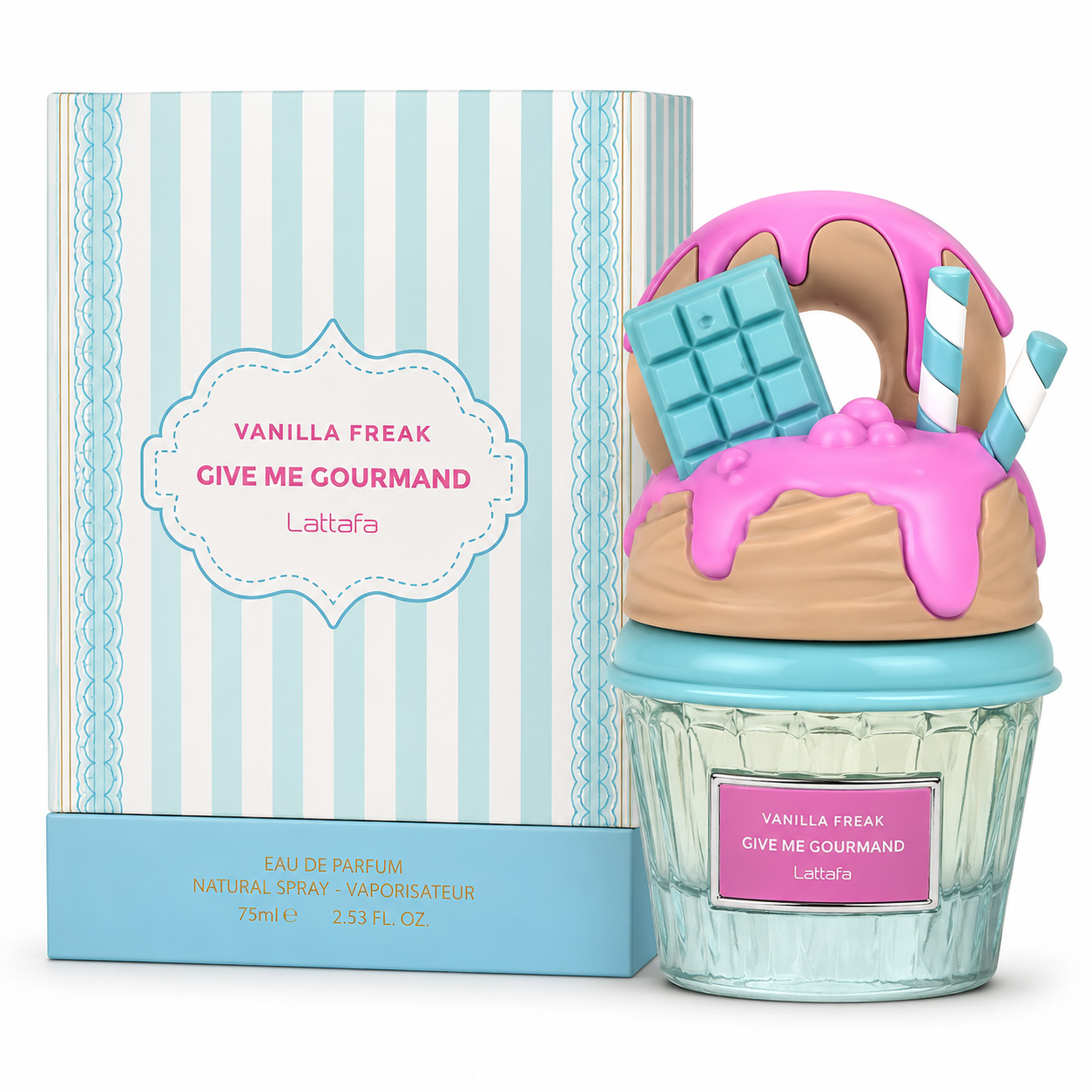 LATTAFA GIVE ME GOURMAND VANILLA FREAK 2.5OZ EDP