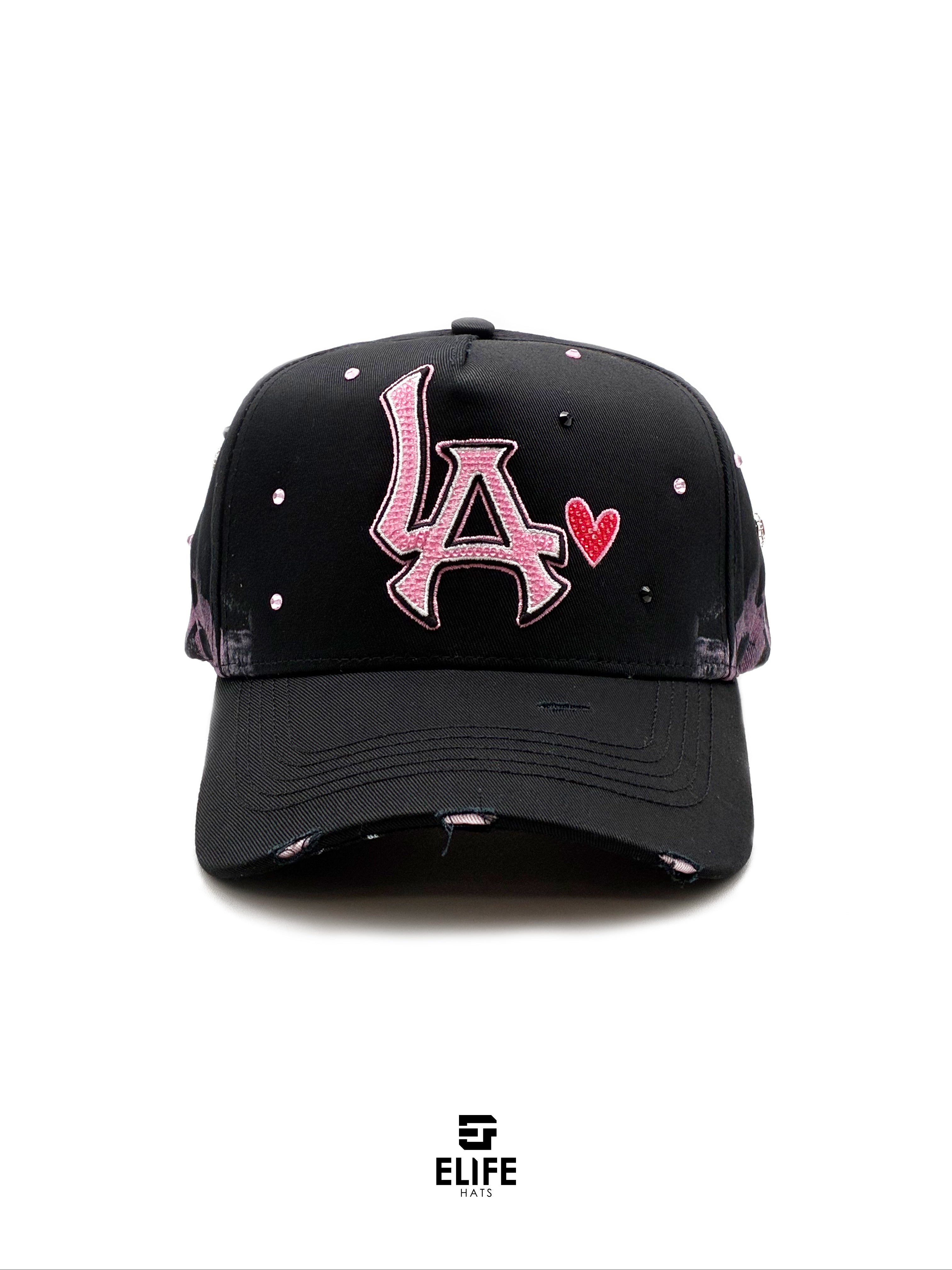 31 HATS- BLACK XOXO LOVE