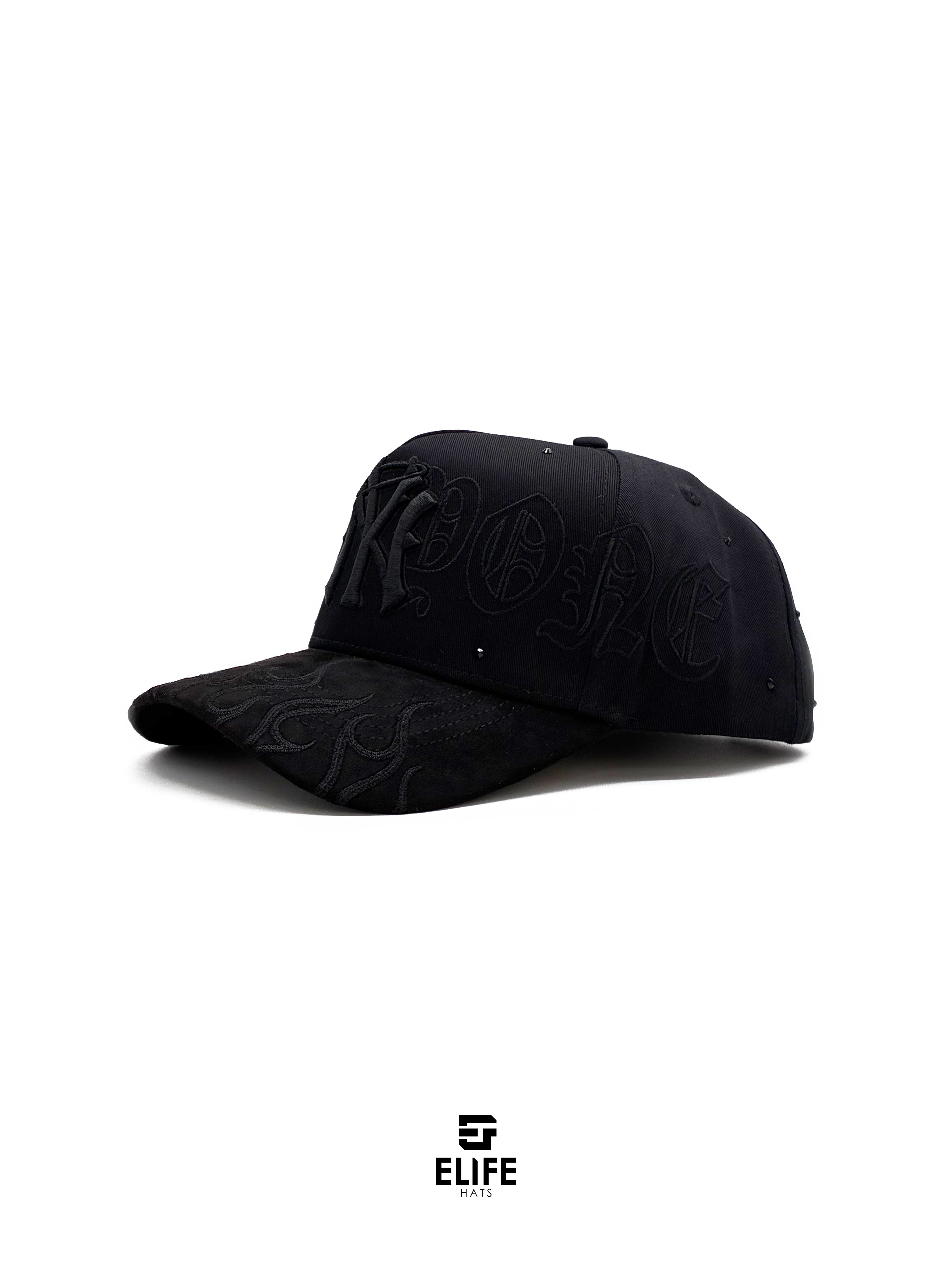 31 HATS- FLAMES BLACK
