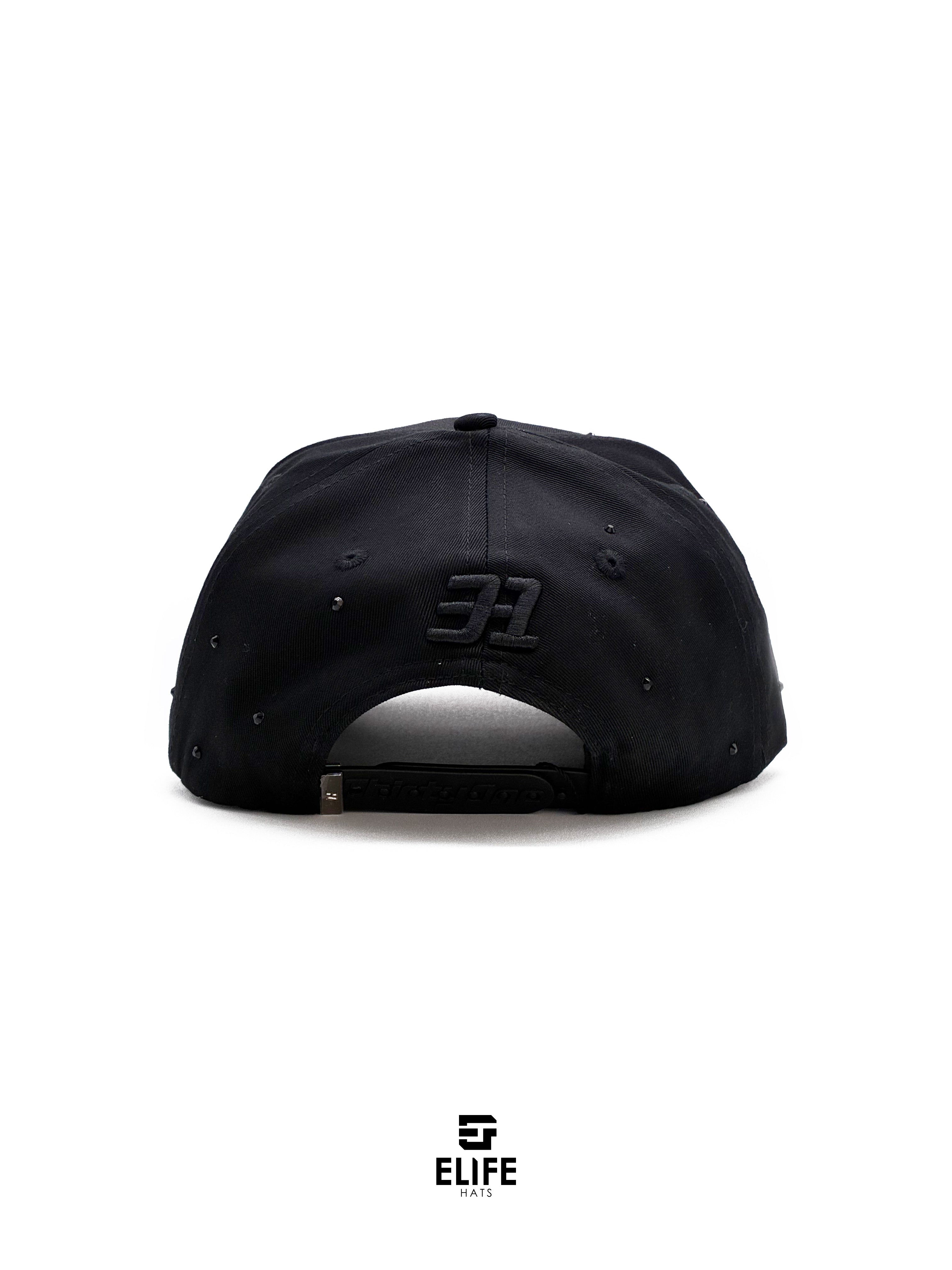31 HATS- FLAMES BLACK