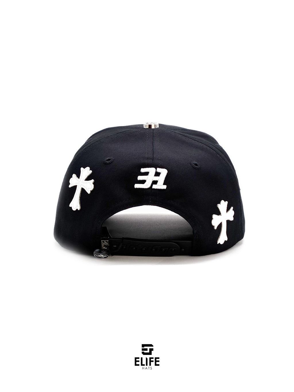 31 HATS- LA CHROME BLACK WHITE