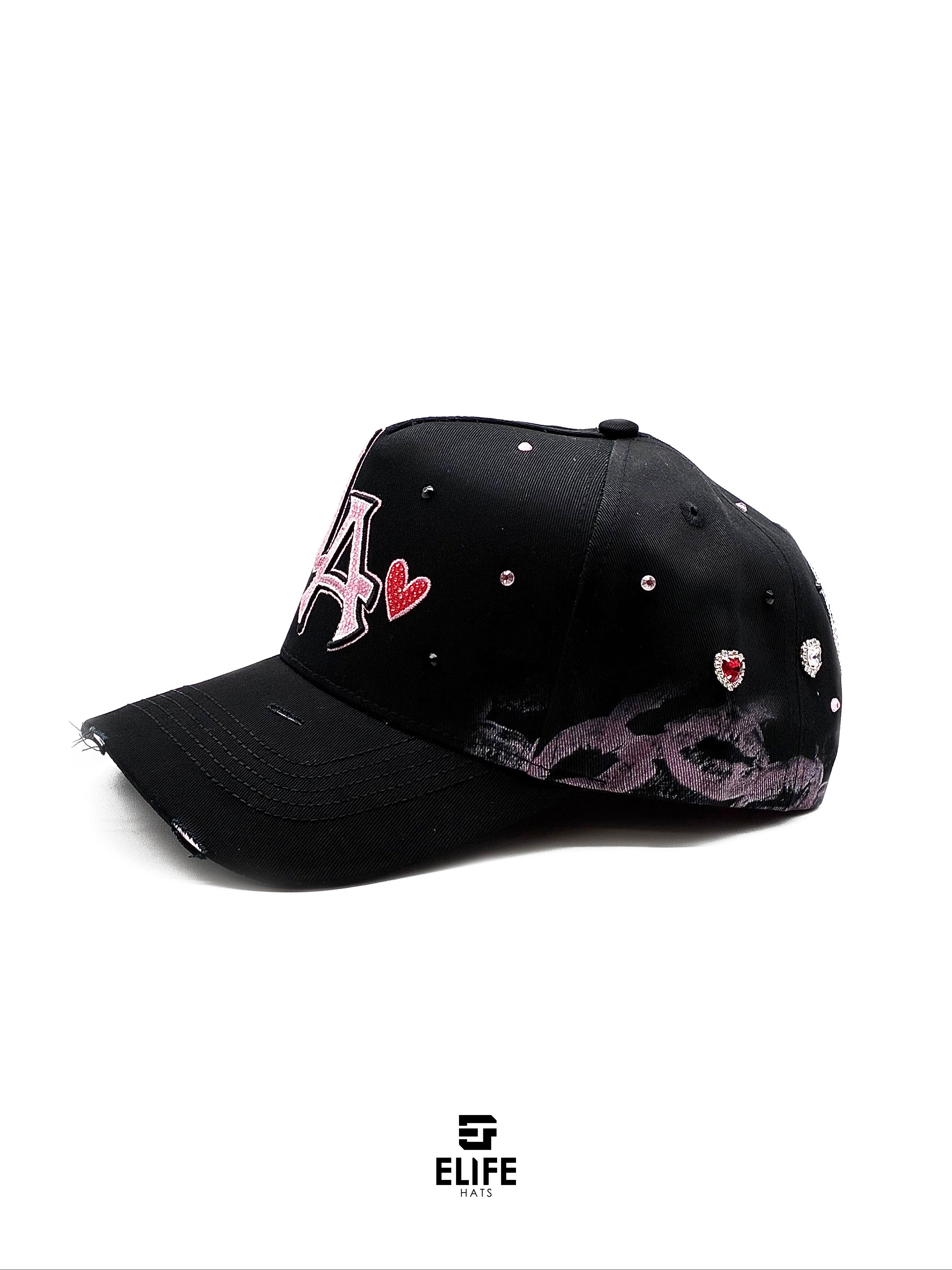 31 HATS- BLACK XOXO LOVE