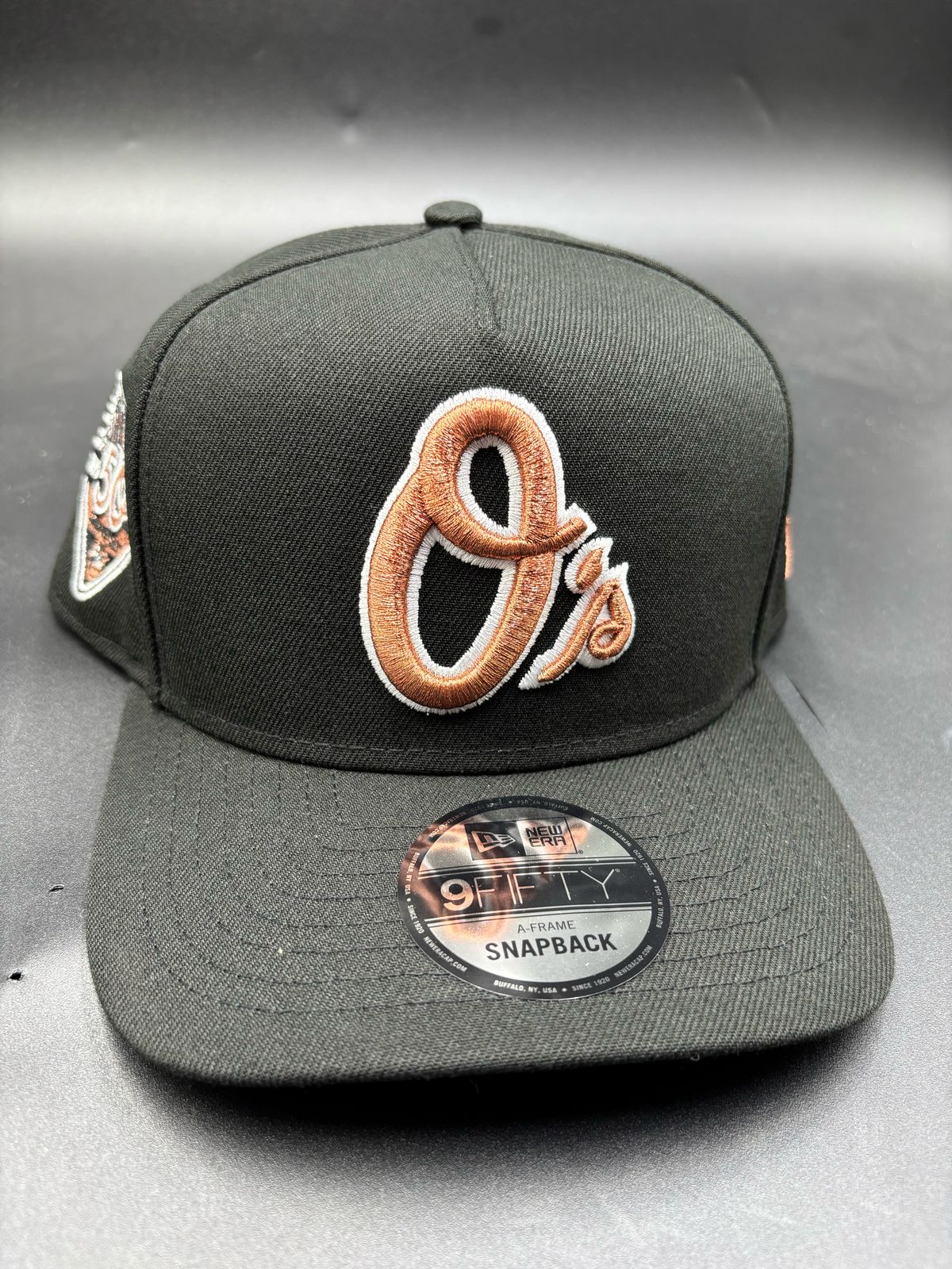 NEW ERA A-FRAME orioles 1970 negro cobre