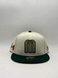 New Era MX Broche Beige/Verde Oscuro