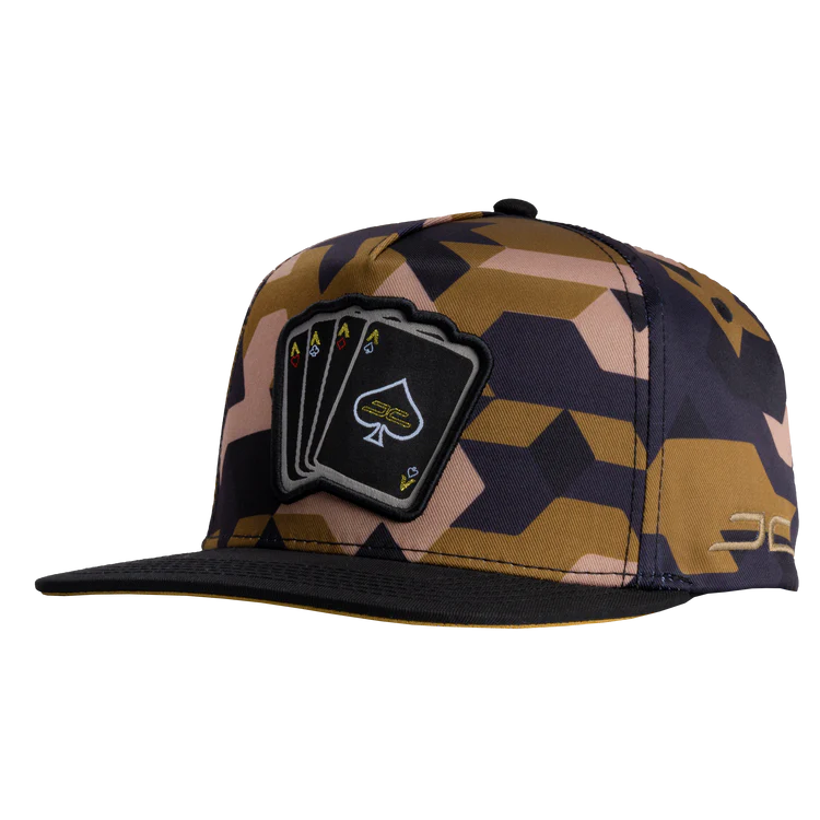 GORRA JC HATS- POKER CAMO CAFE