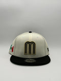 New Era MX broche Beige Negro