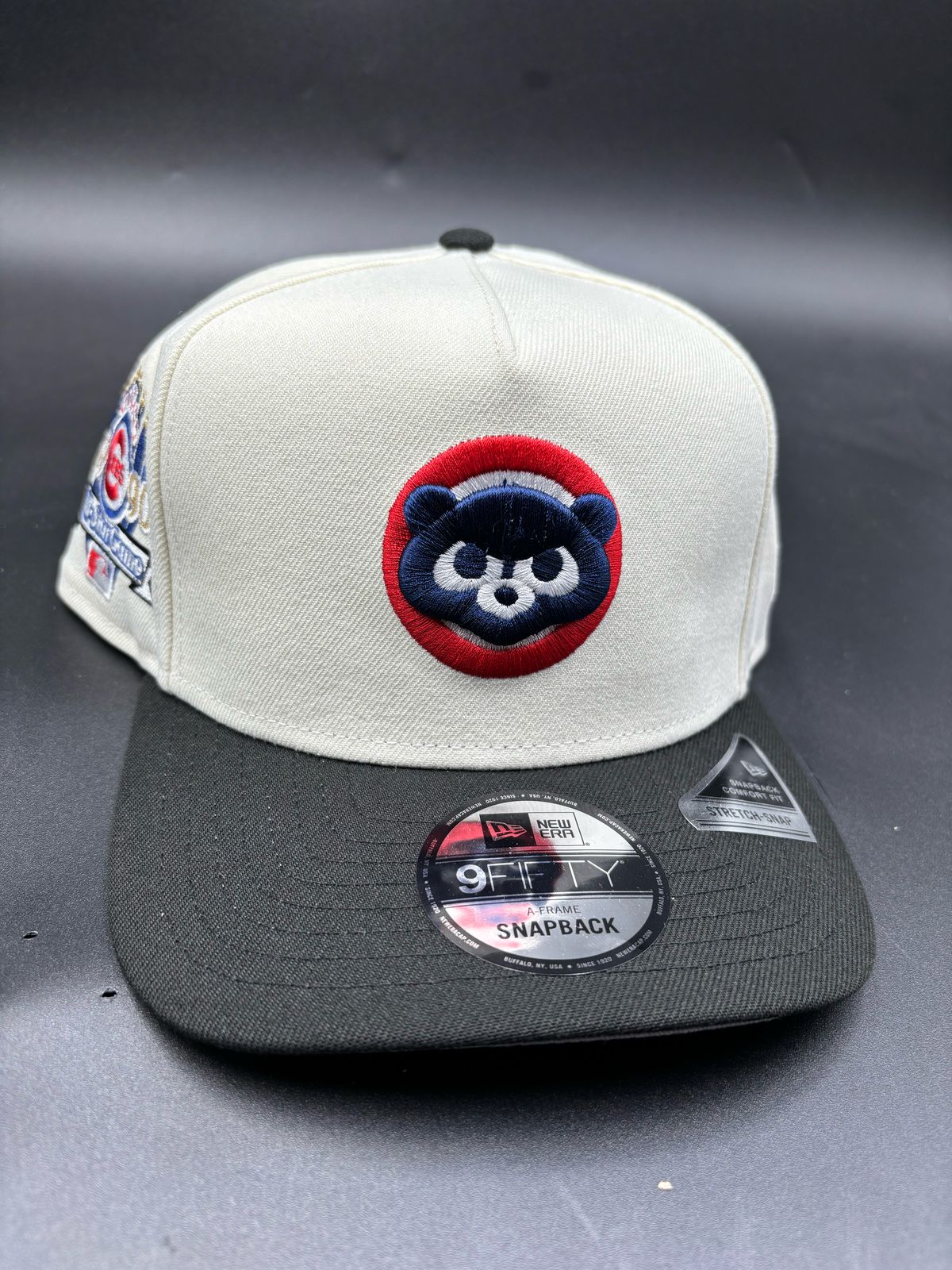 NEW ERA A-FRAME cubs 1990 All beige negro