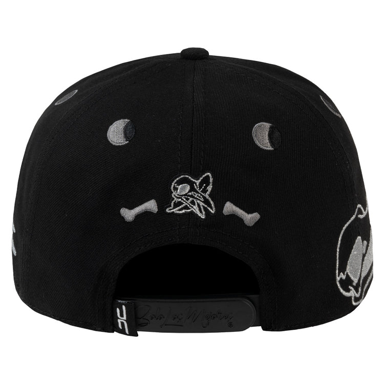 GORRA JC HATS- BONES NEGRA
