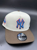 NEW ERA A-FRAME yankees 50TH beige cafe