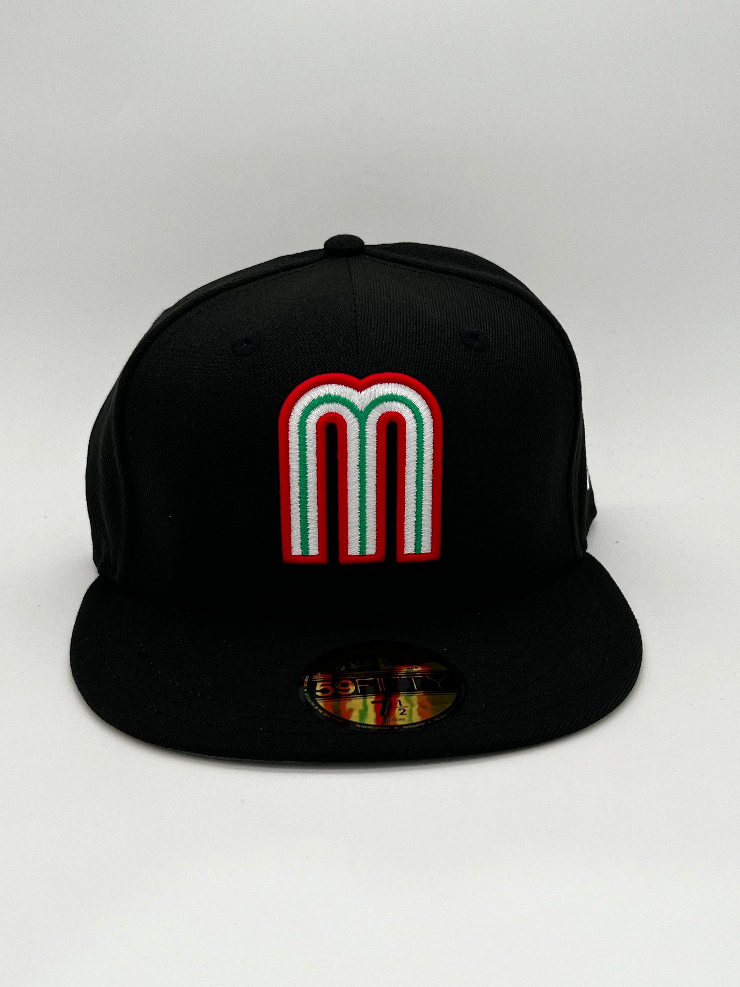 New Era MX Negro Gris Bandera