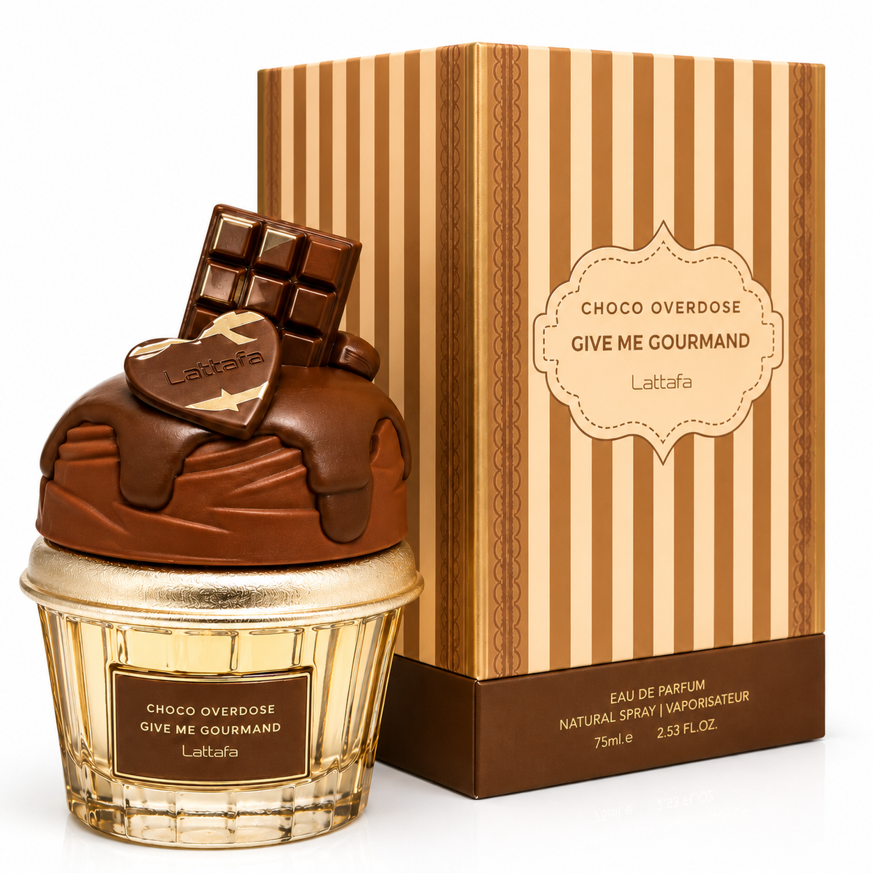 LATTAFA GIVE  ME GOURMAND CHOCO OVERDOSE 2.53OZ EDP SPRAY