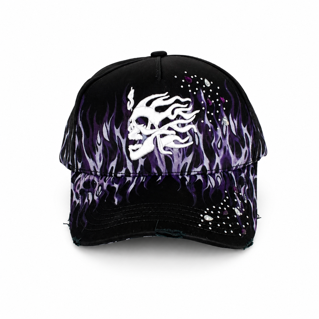GORRA CASHED OUT - PURPLE FLAME