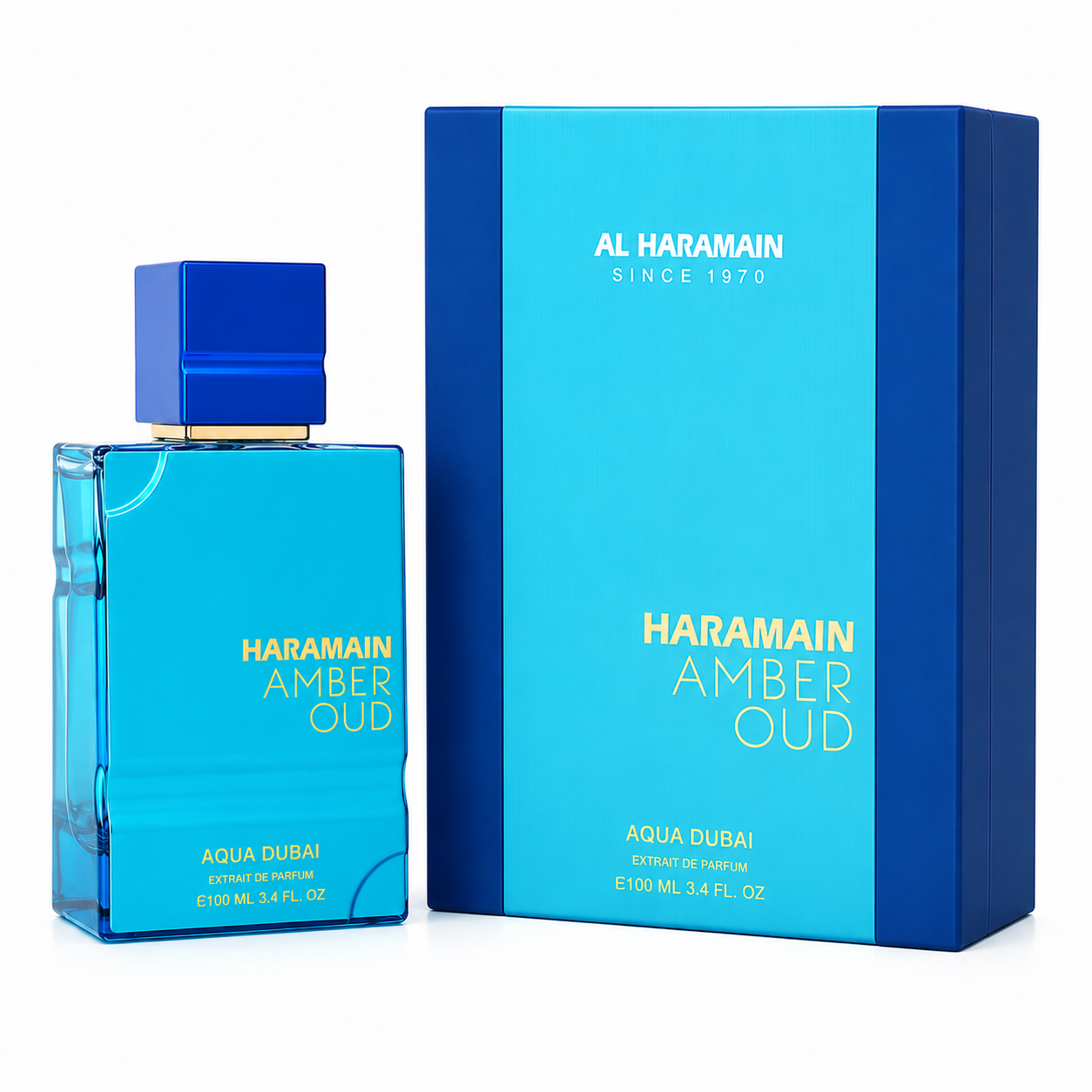 AL HARAMAIN AMBER OUD AQUA DUBAI 3.4 OZ EXTRAIT DE PARFUM S