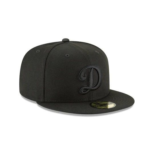 Dodgers Black On Black 59FIFTY Cerrada
