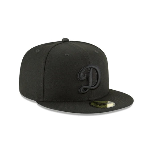 Dodgers Black On Black 59FIFTY Cerrada