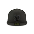 Dodgers Black On Black 59FIFTY Cerrada