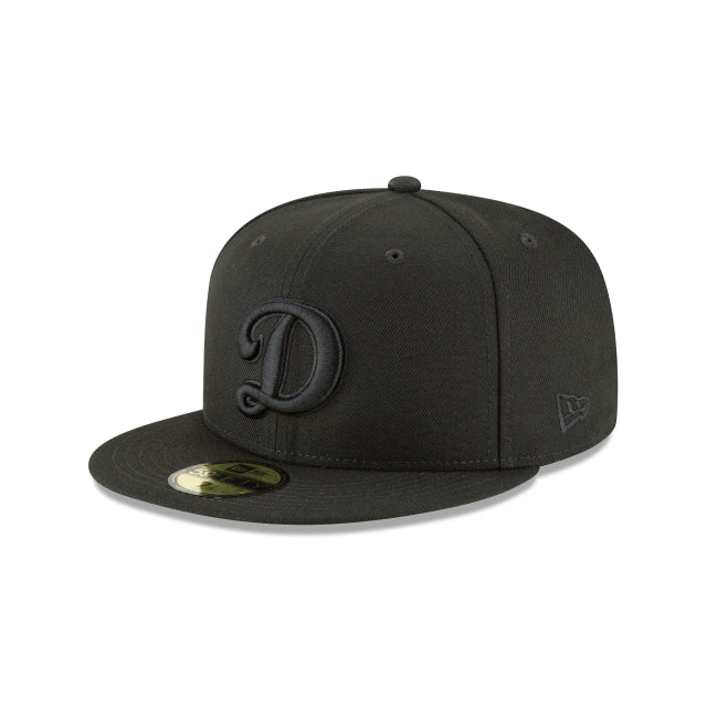 Dodgers Black On Black 59FIFTY Cerrada