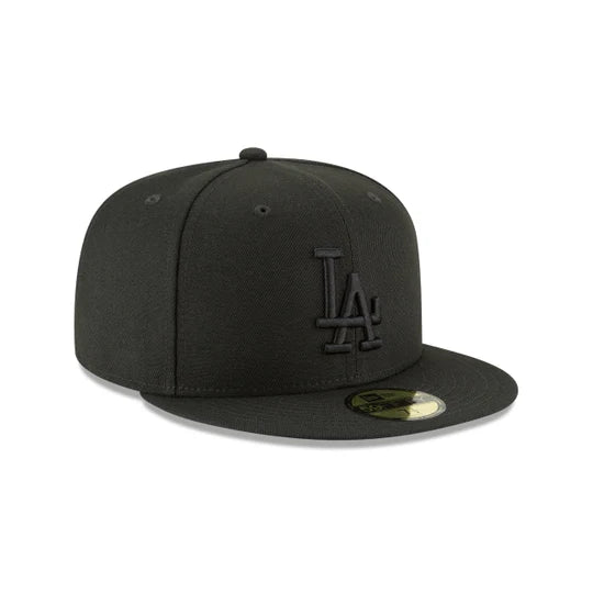 Los Angeles Dodgers Black On Black 59FIFTY Cerrada