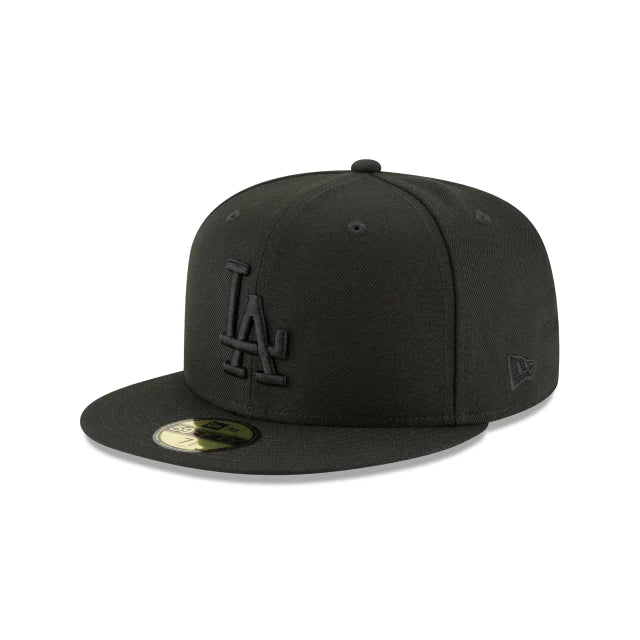 Los Angeles Dodgers Black On Black 59FIFTY Cerrada