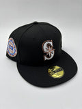 NEW ERA EDICION SEATLE NEGRO CONTORNO CAFE