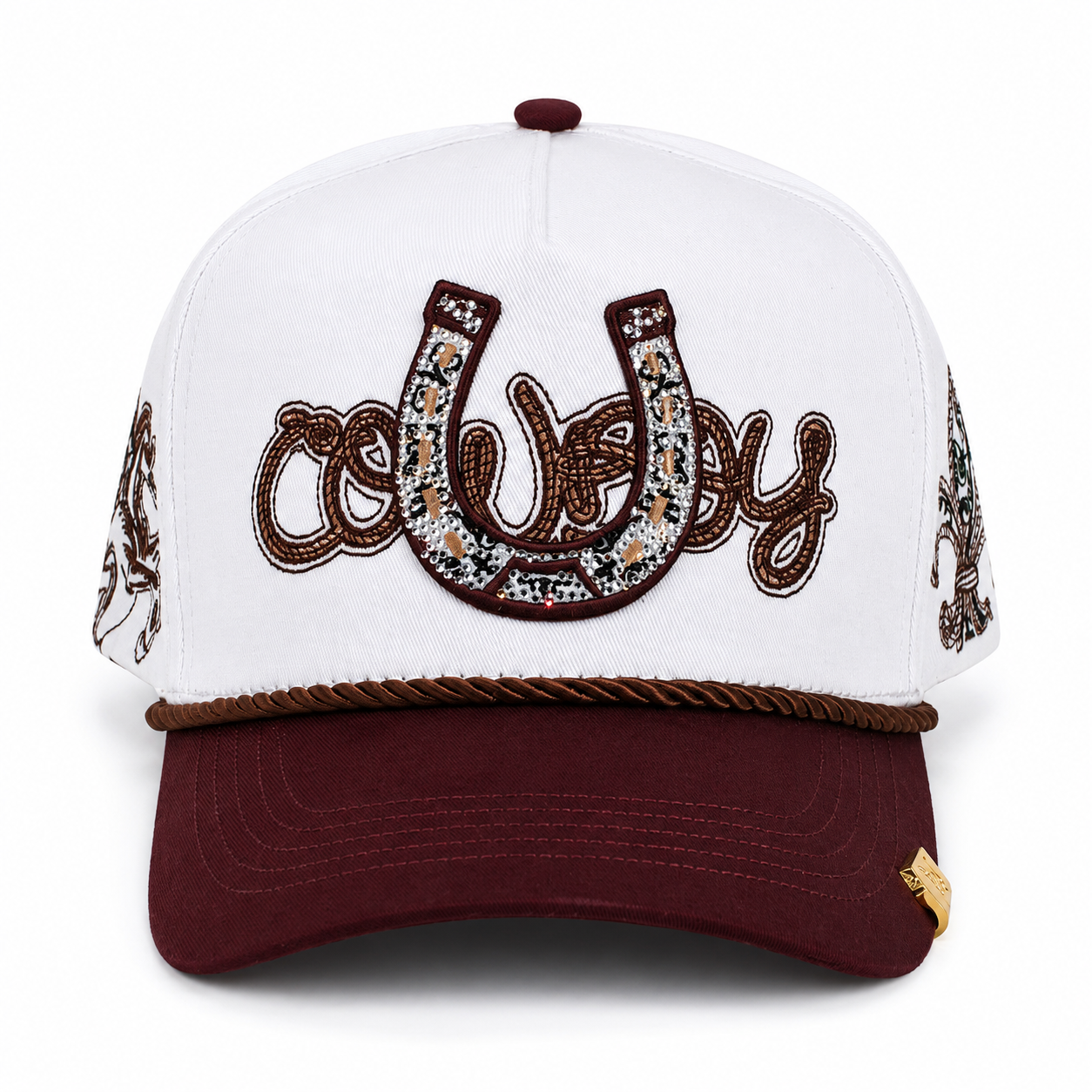 GORRA BIGG BOSS TK RANCH COWBOY COLOR BLANCO Y TINTO