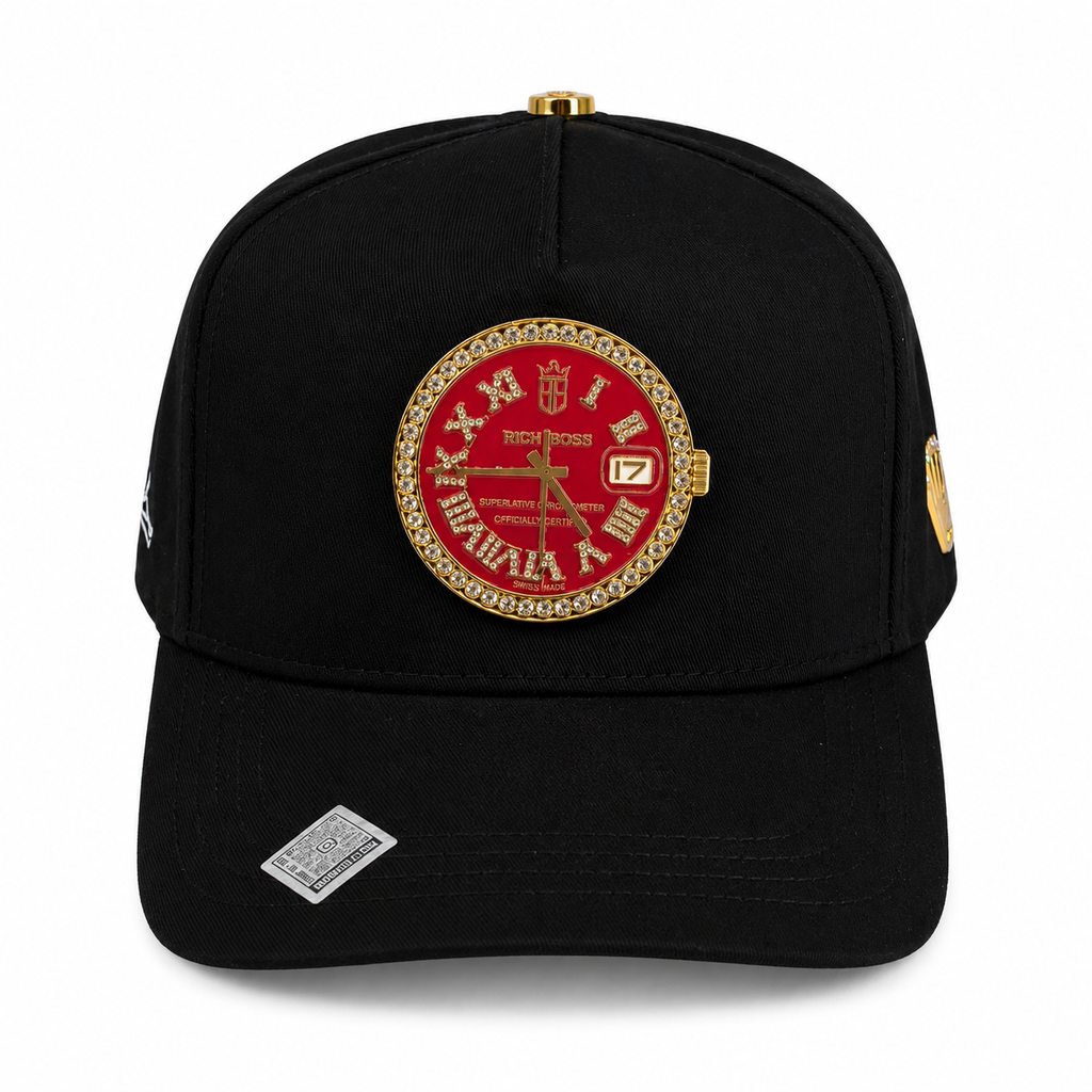 GORRA BIGG BOSS RELOJ ROJO