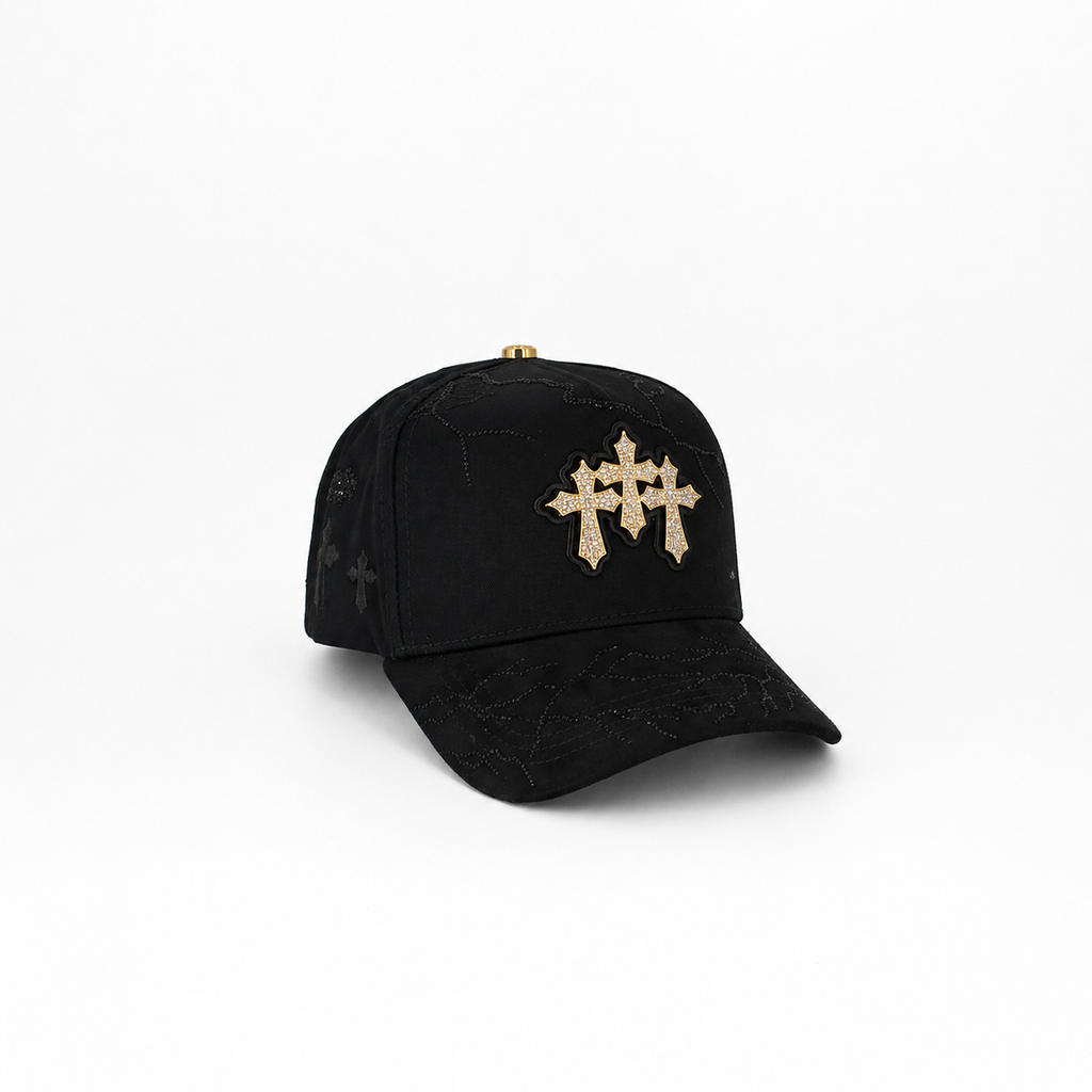 GORRA BIGG BOSS - TRIPLE CRUZ DORADA