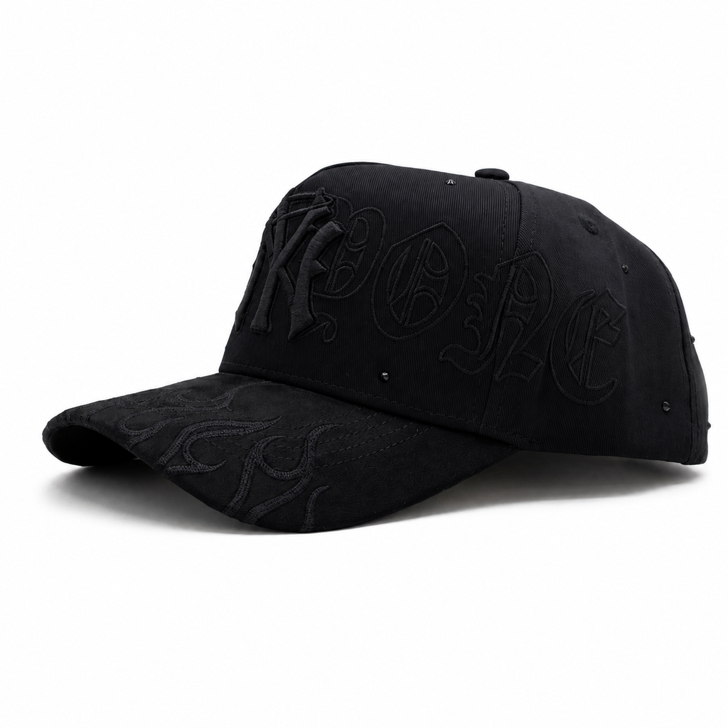 31 HATS- GORRA FLAMES BLACK