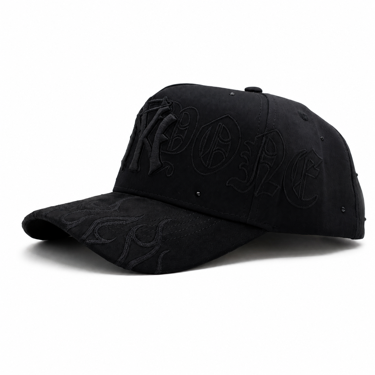 31 HATS- GORRA FLAMES BLACK