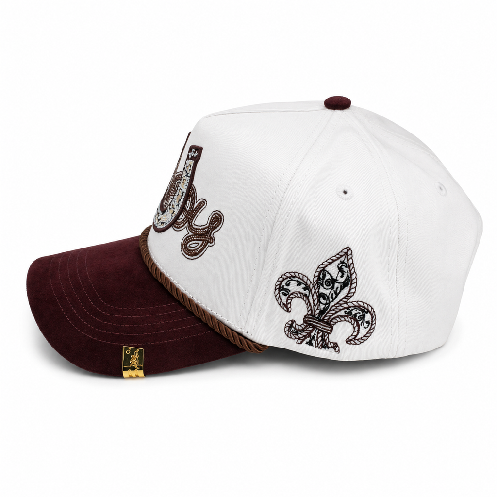 GORRA BIGG BOSS TK RANCH COWBOY COLOR BLANCO Y TINTO
