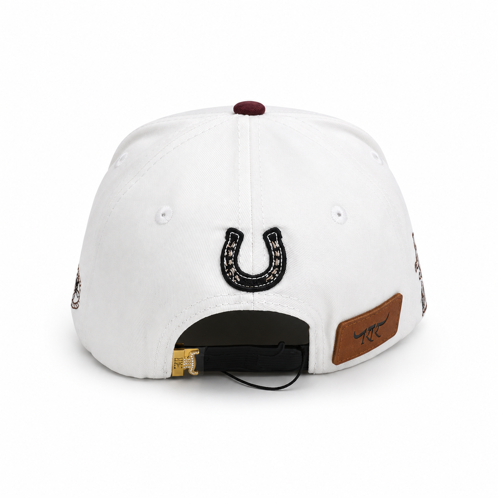 GORRA BIGG BOSS TK RANCH COWBOY COLOR BLANCO Y TINTO
