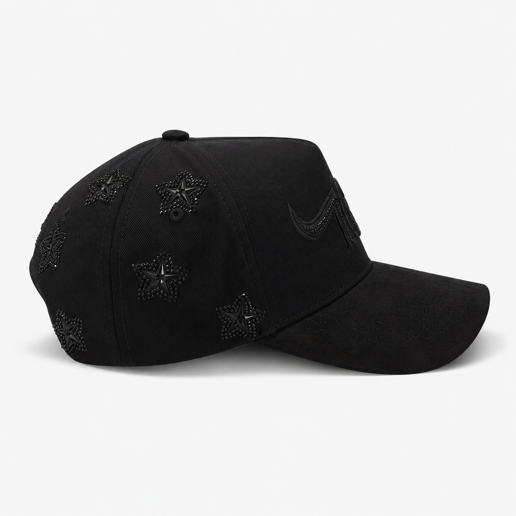 Gorra Bigg Boss Tk Ranch Detalle De Estrellas Negro