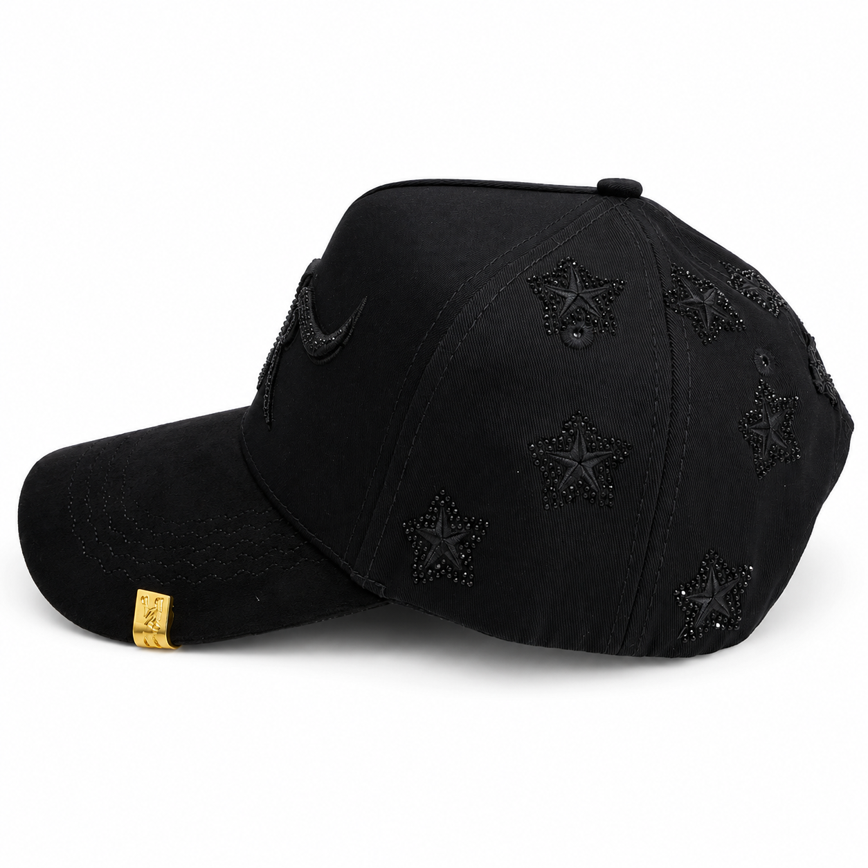 Gorra Bigg Boss Tk Ranch Detalle De Estrellas Negro