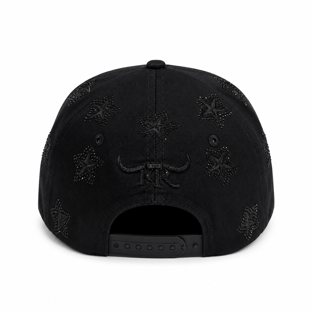 Gorra Bigg Boss Tk Ranch Detalle De Estrellas Negro