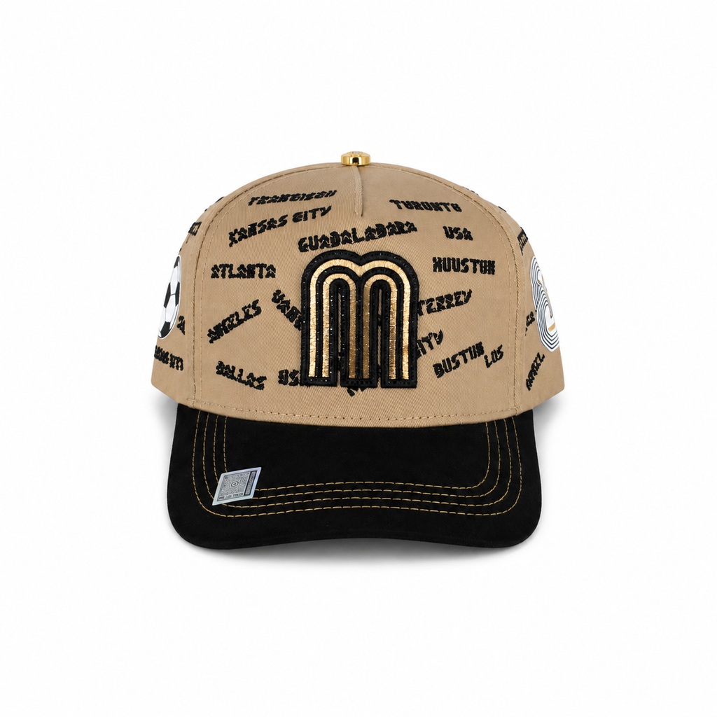 GORRA BIGG BOSS - MEXICO CHAMPIONS BEIGE