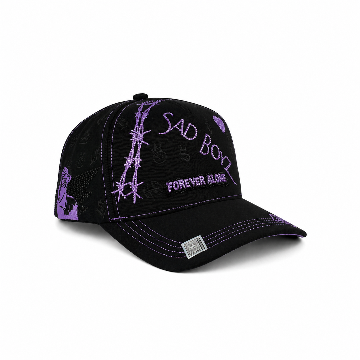GORRA BIGG BOSS- SAD BOYZ FOREVER MORADA