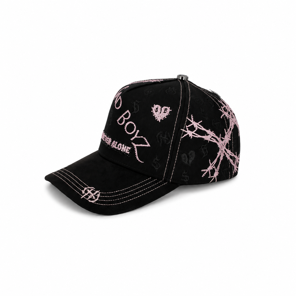 GORRA BIGG BOSS- SAD BOYZ FOREVER ROSA