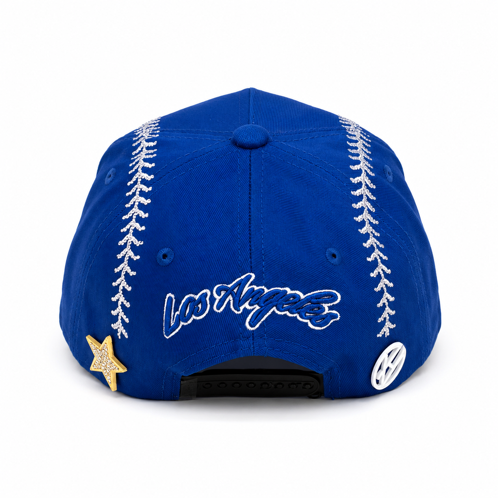 GORRA BIGG BOSS AZUL CON DETALLES BLANCOS