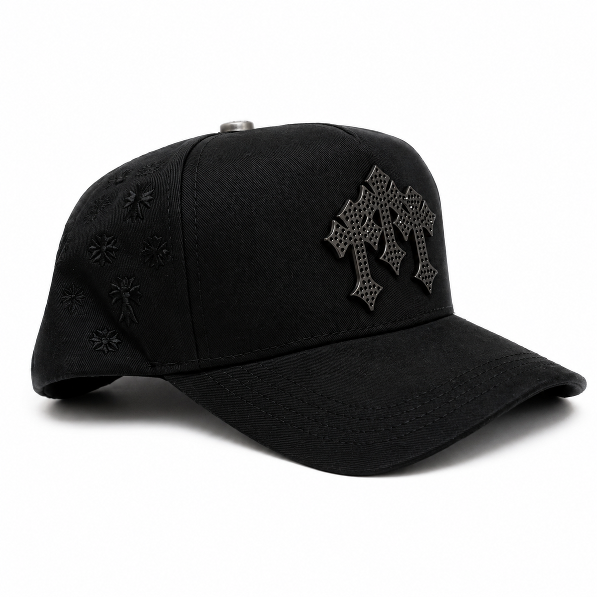 BARBAS HATS- CHROME BLACKOUT