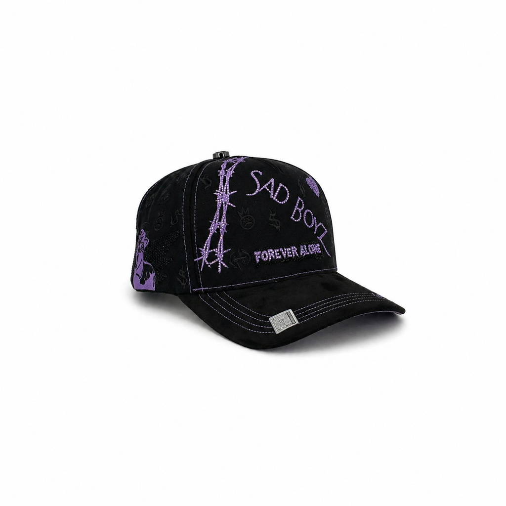GORRA BIGG BOSS - SAD BOYZ FOREVER MORADA