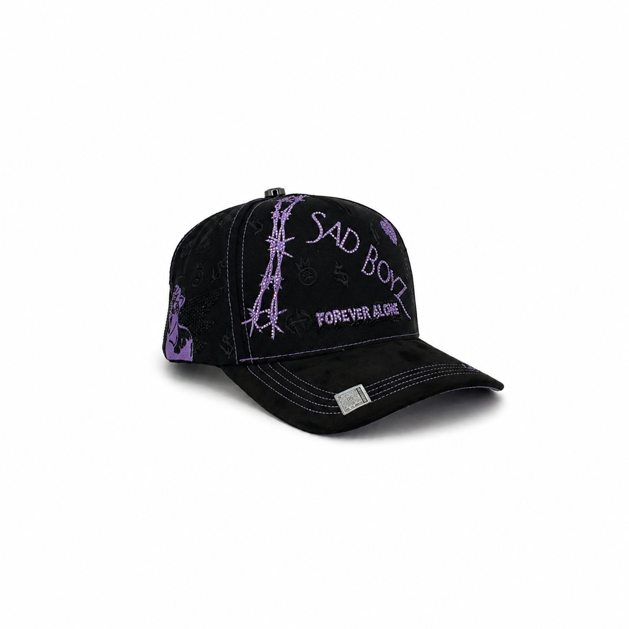 GORRA BIGG BOSS - SAD BOYZ FOREVER MORADA