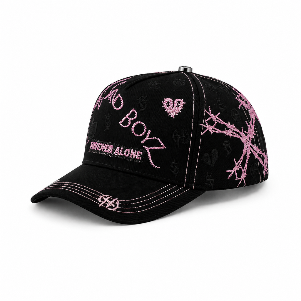 GORRA BIGG BOSS - SAD BOYZ FOREVER ROSA