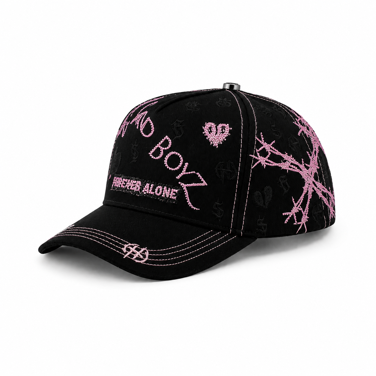 GORRA BIGG BOSS - SAD BOYZ FOREVER ROSA