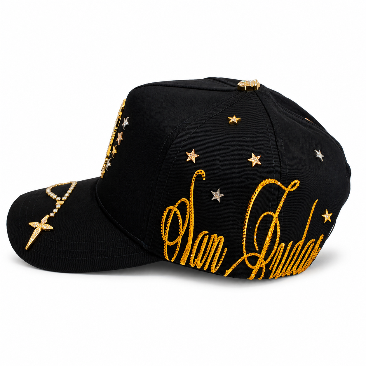 GORRA BIGG BOSS SAN JUDAS ROSARIO DORADO