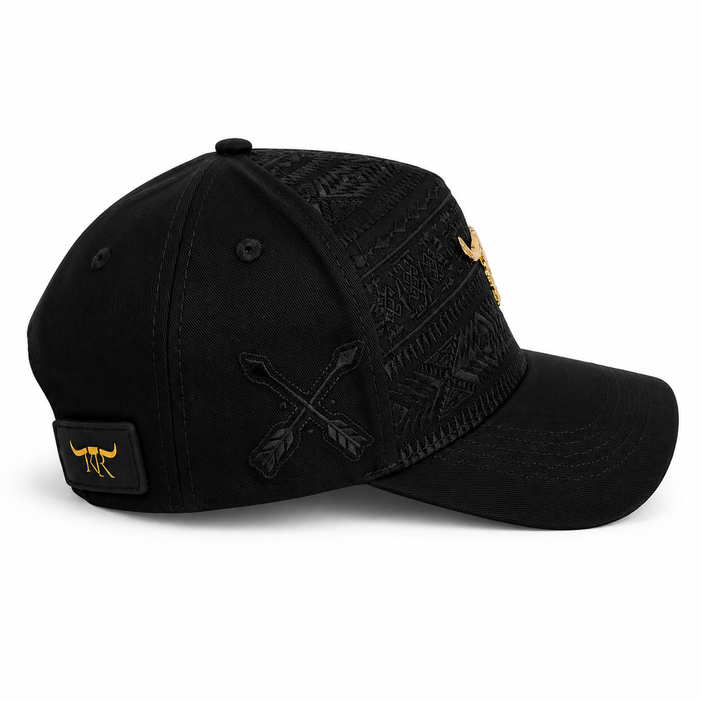 GORRA BIGG BOSS TK RANCH TORO DORADO NEGRO