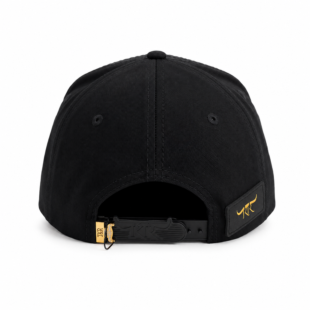 GORRA BIGG BOSS TK RANCH TORO DORADO NEGRO